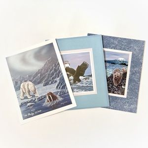3 VTG Robert W Harley Sitka Alaska Limited Edition Prints Bundle